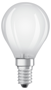 Dimbar klotlampa LED E14 Osram, varmvit