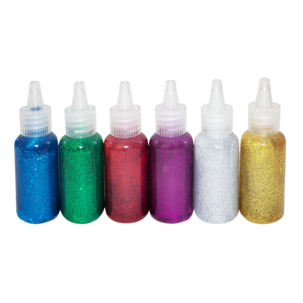 Glitterlim 6-pack, från 3 år