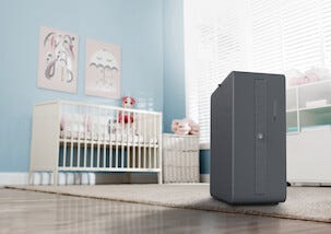 Airthings Renew smart luftrenare för sovrum, 49 m2