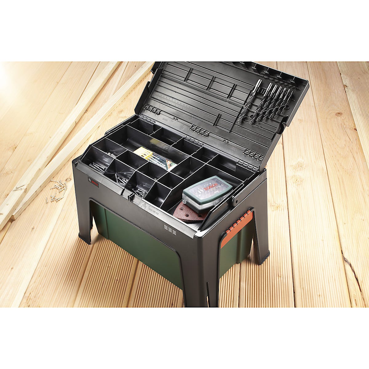 Bosch PSR 1800 LI 2 drill med Step & Workbox | Clas Ohlson Bosch PSR 1800 LI 2 drill med Step & Workbox | Clas Ohlson
