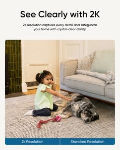 Eufy Indoor Cam C220 övervakningskamera 2K med AI