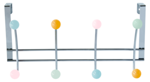 Dørhenger med 4 fargede knotter