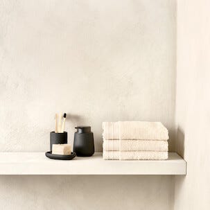 Tannglass i steingods, svart