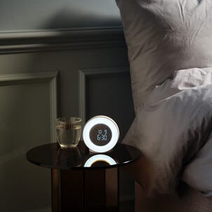 Vekkerklokke med wake-up light, digital