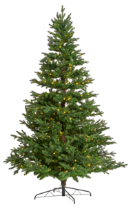 Juletre med innebygd LED-belysning, 250 cm