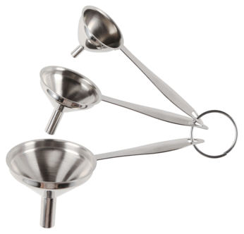 Rostfri tratt, 3-pack