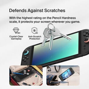 Belkin ScreenForce skärmskydd till Nintendo Switch 2