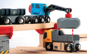 Brio World tog- og veibane, lastesett, fra 3 år