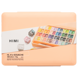 HIMI Twin Cup Guassivärit siveltimillä, 48 kpl