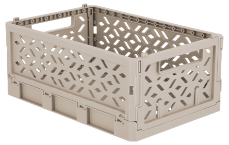Klappbox av återvunnen plast, small 24 x 16 x 10 cm