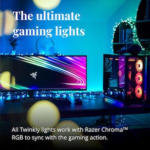 Twinkly Strings RGB+W LED 20 m Valoketju sisä-/ulkokäyttöön.