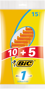 Rakhyvlar Bic 1 Sensitive, 15-pack