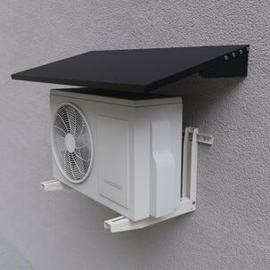 Lämpöpumpun katto, peltiä, ulkoyksikköön