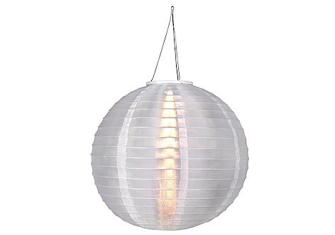 Solcellelampe Ø 20 cm