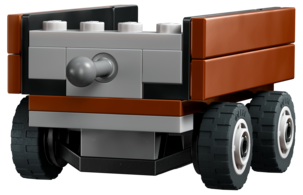 LEGO City Röd jordbrukstraktor med släp och får 60461, från 4 år