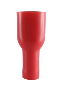 Flatstiftshylsa 1,5 mm röd helisolerad hona, 10-pack