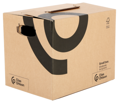 Flytteeske small 40,5 x 30,5 x 32,5 cm, 5-pakning