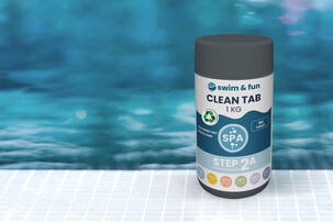 Swim & Fun Spa CleanTab klortabletter til boblebasseng, 1 kg