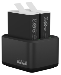 Dual Battery Charger + 2 batterier till GoPro Hero 9/10/11/12