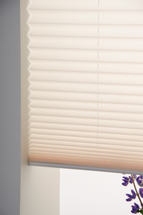 PLISSÉGARDIN HVIT 80CM