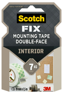 Scotch-Fix Interior dobbeltsidig teip, 7 kg