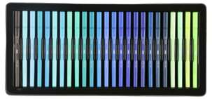 Tuschpennor dubbel spets, 100-pack