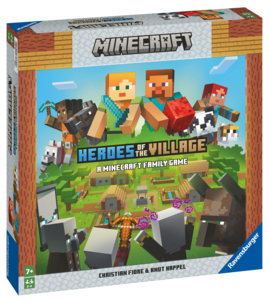 Minecraft Heroes Save the Village brettspill, Ravensburger, fra 7 år