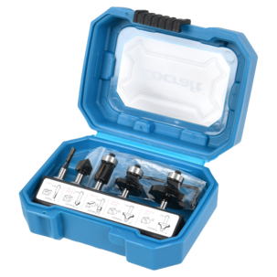 Cocraft frässats för handöverfräs, trä, 5 delar