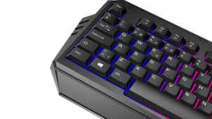 Deltaco Gaming Kit Kuulokemikrofoni, näppäimistö, hiiri ja hiirimatto, GAM-174