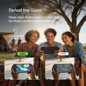 Belkin ScreenForce Näytönsuoja Nintendo Switch 2:lle