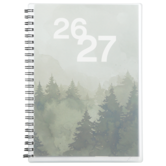 Veckokalender 26/27 A5 spiralbunden, med högtidsdagar