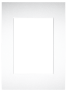 Passepartout på 13 x 18 cm, kartong