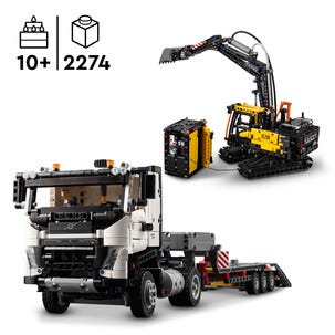 LEGO Technic Volvo FMX lastebil og EC230 elektrisk gravemaskin 42175, fra 10 år