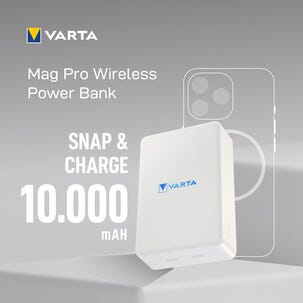Varta MagPro Wireless trådløs powerbank 10000 mAh