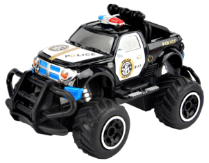 Radiostyrd polisjeep Mini Truck Police Gear4Play 1:43
