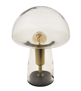 Northlight Iris bordslampa i glas, 23 cm