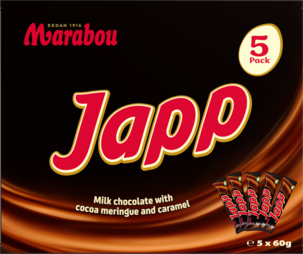Japp sjokolade 5 x 60 gram