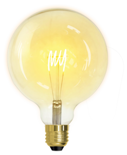 Deltaco Smart LED-lampa glob E27 4 W dimbar, SH-CHE27G125