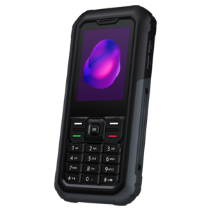 TCL 5044 mobiltelefon, tålig och vattentät, grå