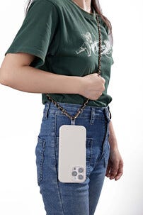 Anmiki Kaulanauha puhelimelle yleismalli 150 cm, musta