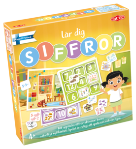 Brädspel Lär dig siffror, Tactic, 4+
