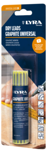 Reservstift Lyra Dry Graphite, 12-pack