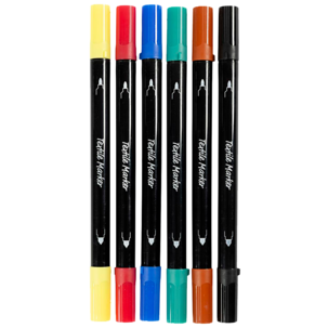 Creativ Company textilpennor permanenta 6-pack