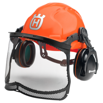 Husqvarna Classic hjälm med visir och hörselskydd