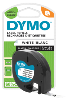 Märkband plast Dymo LetraTag