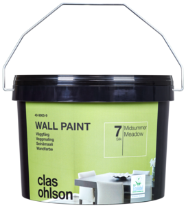 Väggfärg sidenmatt glans 7, volym 3 liter