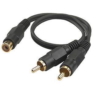 Exibel RCA forgreningsledning