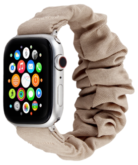 Anmiki Satin scrunchie Apple Watch armband, 42, 44, 45, 46, 49 mm