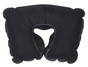 Matkasetti, jossa tyyny, unimaski ja korvatulpat