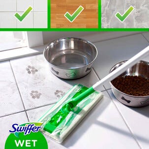 Swiffer Sweeper Wet fuktiga golvdukar rosa, 24-pack